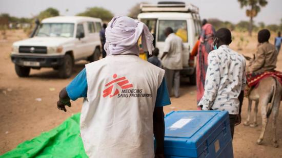 Vaccination campaign for sudanese refugees in Koufroun, Chad