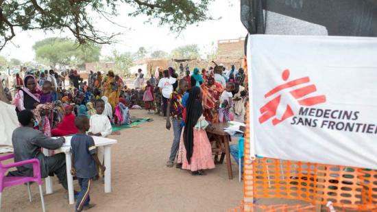 Vaccination campaign for sudanese refugees in Koufroun, Chad