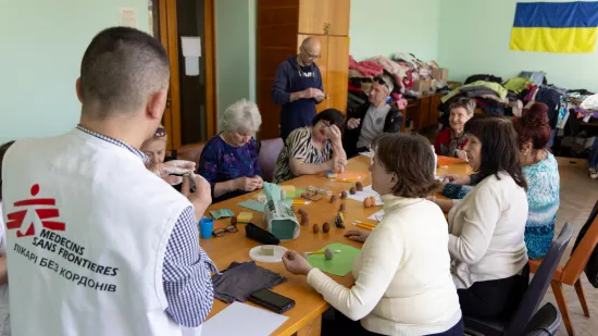 Mental health activities in Vinnytsia for people experiencing war-related PTSD