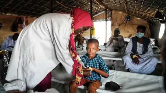 Al Gedaref - cholera treatment unit