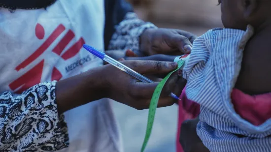 Mobile clinics in the Al Tadamon gathering site for IDPs