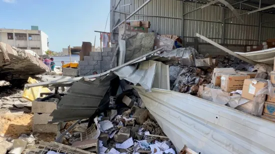 Nasser Hospital struck by Israeli forces