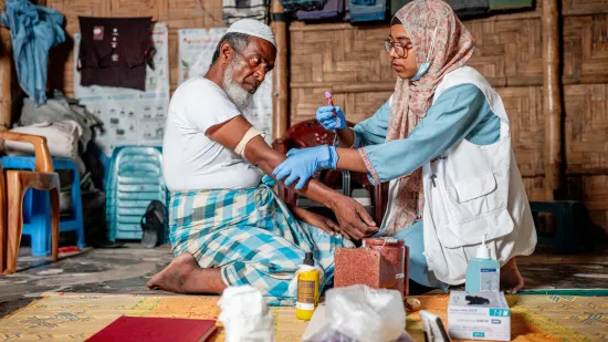 Rohingya: Hep C Testing
