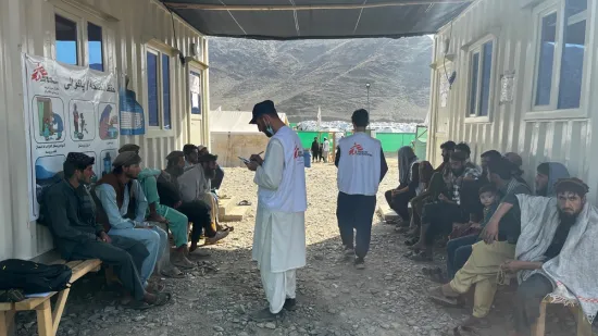 MSF’s response to the Kunar earthquake