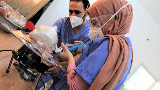 Medical activities in Gaza strip following the 11 days of bombardment in May 2021