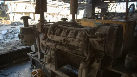  East Aleppo –  Inside a hospital destroyed by an airstrike