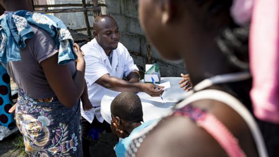 Mobile Clinics in Ponta Gea, Beira area.