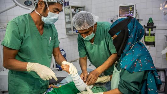 Medical activities in Hodeidah, Al Salakhana  hospital