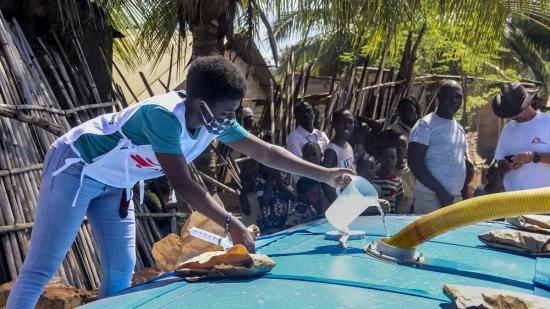 Wasseraufbereitung und Verteilung in Mozambique