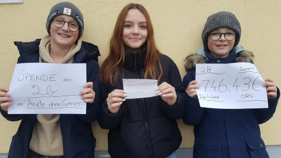 Dachsberg Gymnasium Spendenaktion 2b