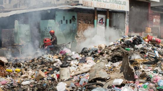 Zerstörung im Stadtteil Bel Air in Port-au-Prince, Haiti