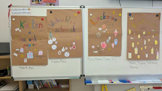 Gebackene Kekse der Foxhill Bilingual Internation School