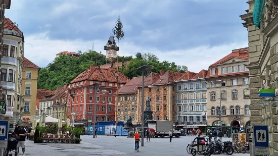 Der Hauptplatz in Graz
