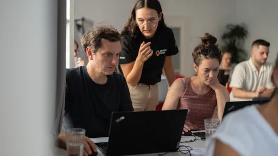 Marlene Gatterwe erklärt Mapathon