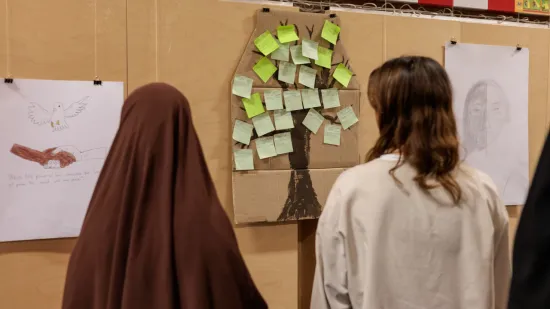 Ausstellung am Islamischen Realgymnasium Wien