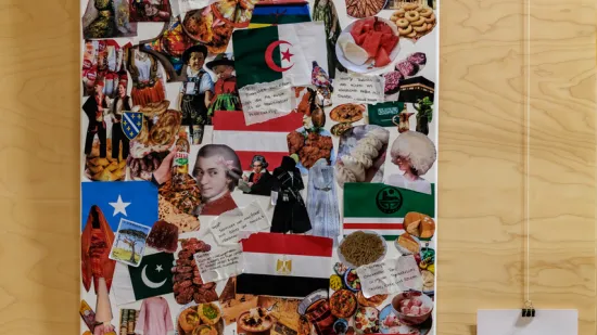 Ausstellung am Islamischen Realgymnasium Wien