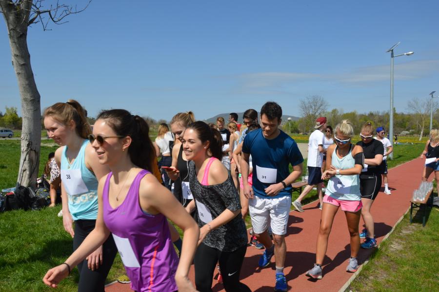 Spendenlauf in Pecs