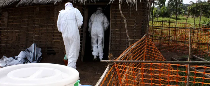 Ebola Ausbruch in Kaluamba, medizinisches Team