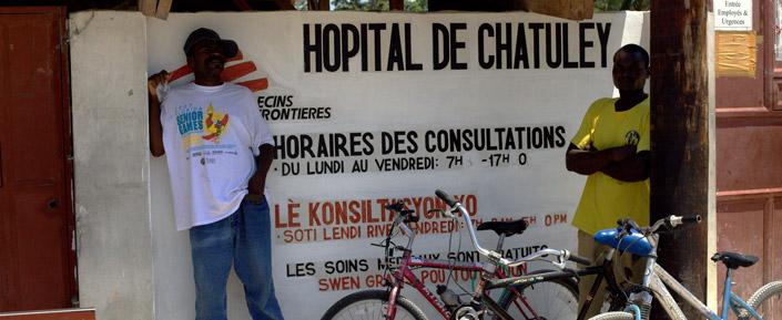 Haiti Ärzte ohne grenzen Krankenhaus in Leogane Haiti
