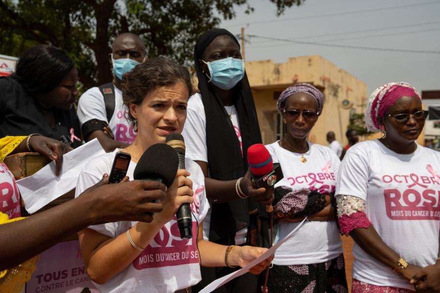 Pink October campaign in Bamako