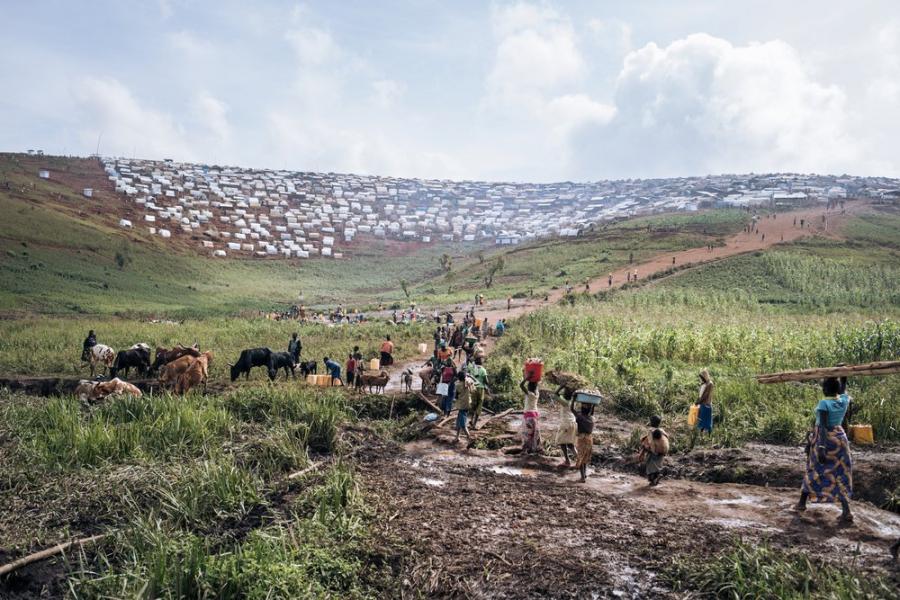 Living conditions in Rhoe Camp, DR Congo