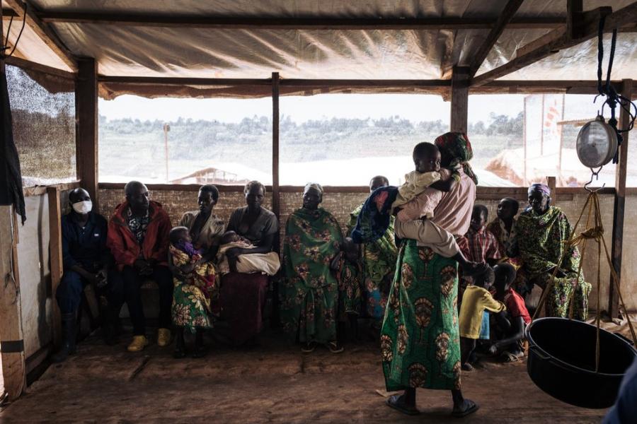 Medical activities in Rhoe camp, DR Congo