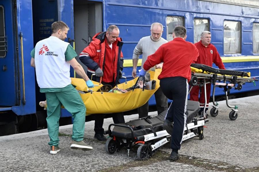 Fourth MSF medical train referral - Ukraine