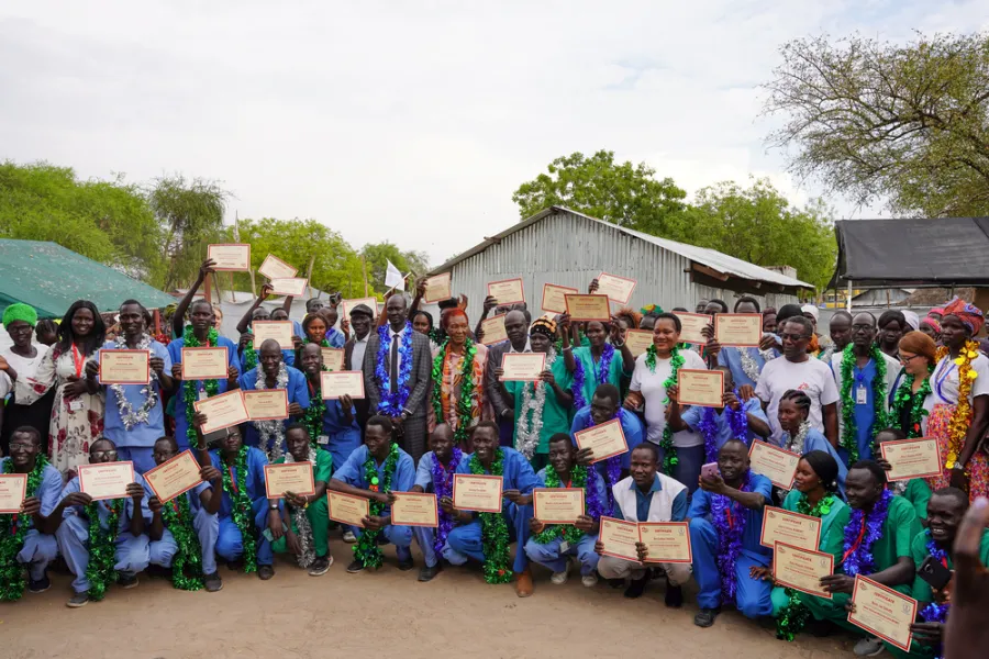 MSF Academy for Healthcare graduation in Lankien