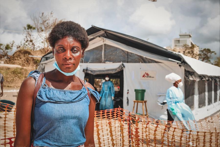 Cholera Treatment Center in Quelimane Mozambique