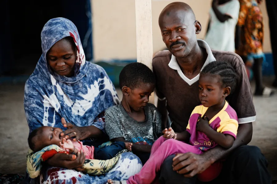 Displaced people in Abyei, South Sudan