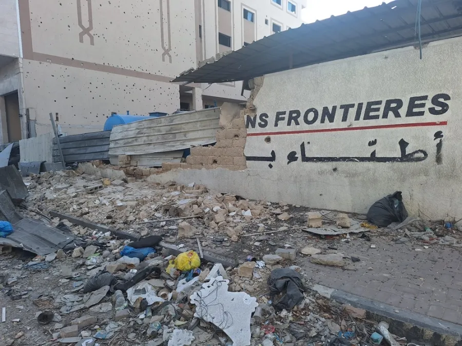 Al-Shifa hospital in ruins