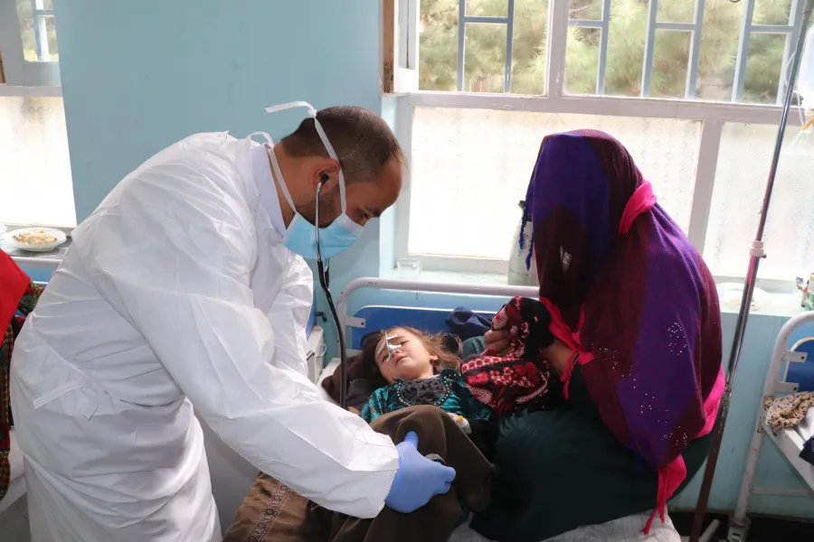 Resurgence of measles cases in Afghanistan