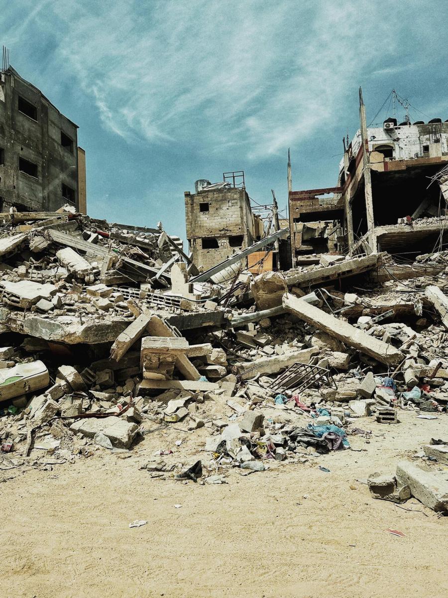 Destruction in Khan Younis