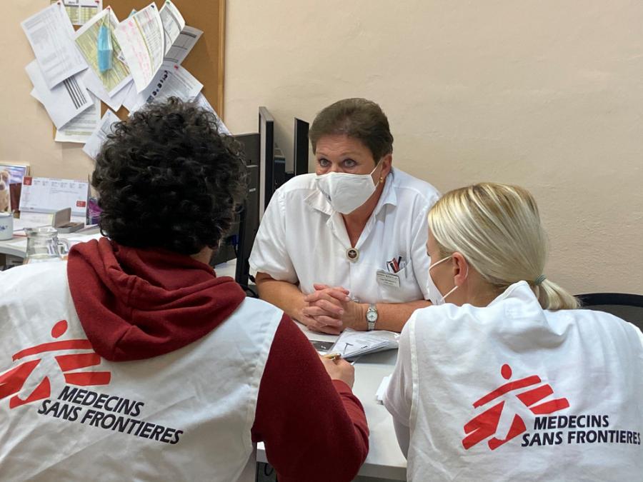 MSF COVID-19 response in care home Božice