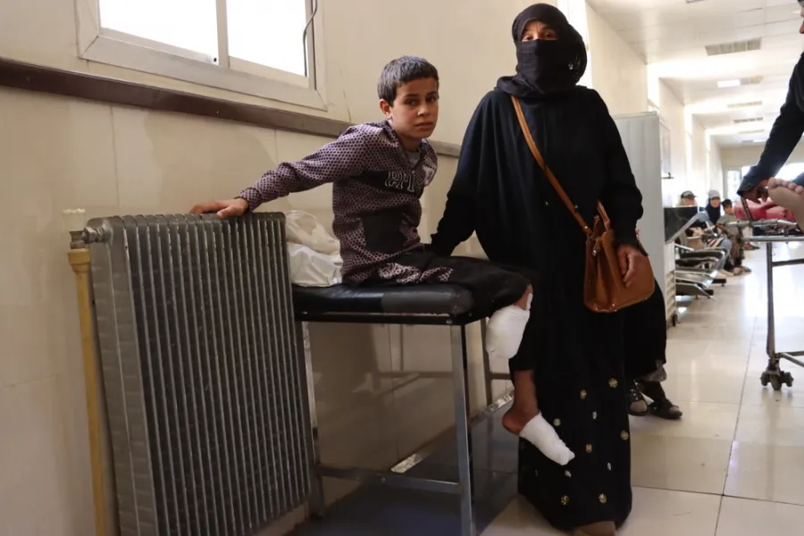 Abdulrazzaq, Injured by an Unexploded Ordnance