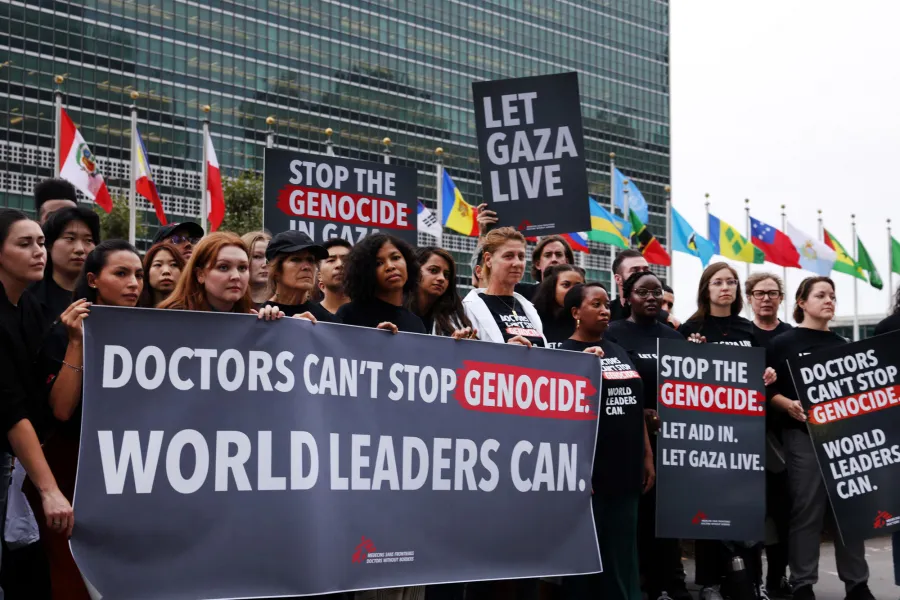 Gaza Demonstration at UN in NYC