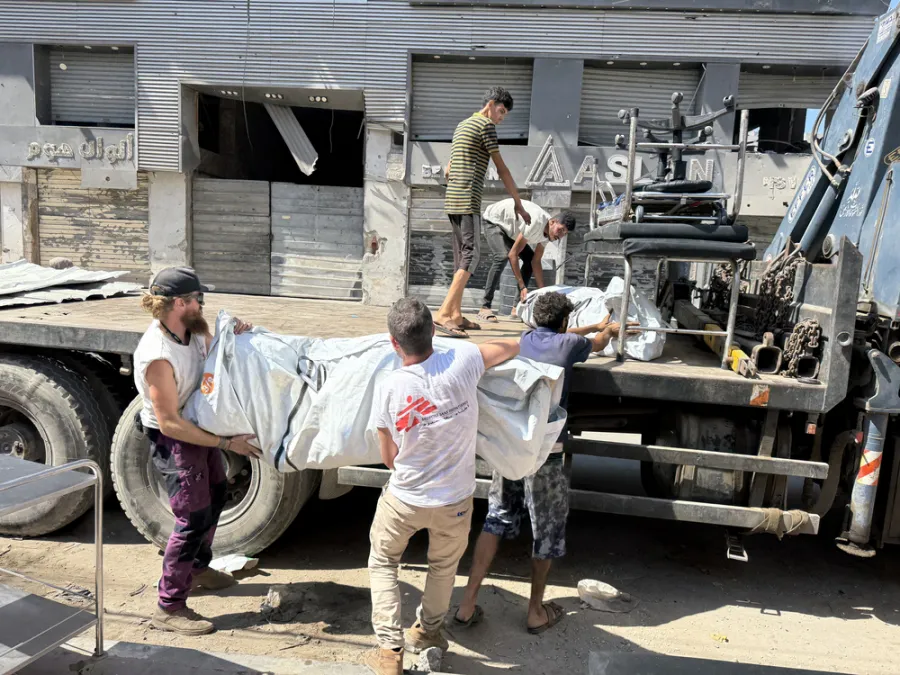 MSF forced to suspend activities in Gaza City