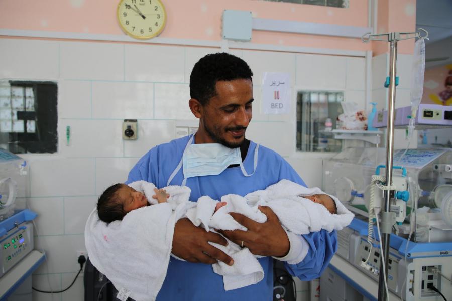 Taiz City, mother and child healthcare at Al Jamhouri hospital