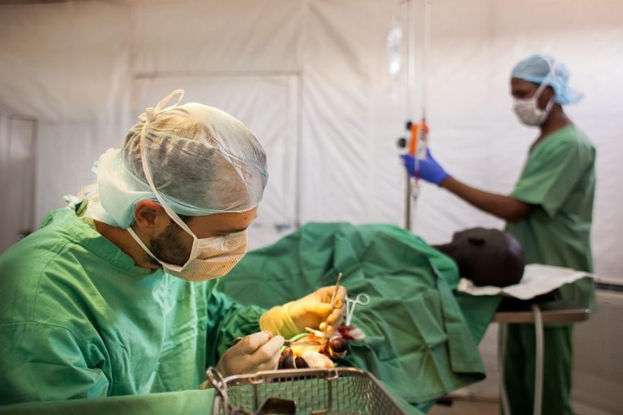 MSF Clinic: inpatient department and surgical capacity, Gogrial, Warrap State. South Sudan