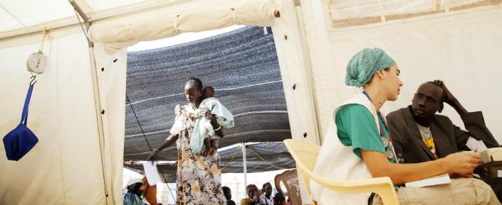 MSF South Sudan MSB6593 Melut IDPs web Mehr als 15.000 Menschen sind vor der Gewalt in den Bezirk Melut im Bundesstaat Upper Nile geflohen.