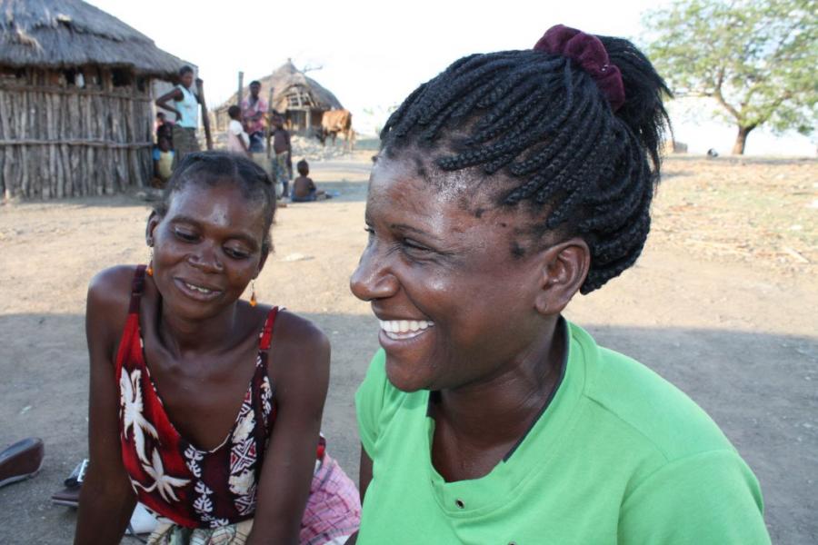 HIV Patientengruppe in Mosambik