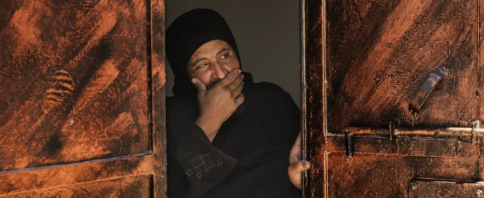 Amal, eine Patientin von Ärzte ohne Grenzen, lebt im Süden von Hebron.