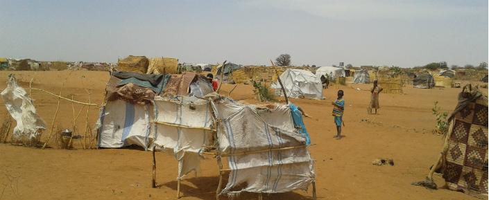 Das Lager El Sereif in der Nähe von Nyala, der Hauptstadt des sudanesischen Bundesstaats Darfur.