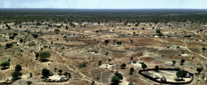 Dörfer in der Nähe des nördlichen Jonglei Staates.