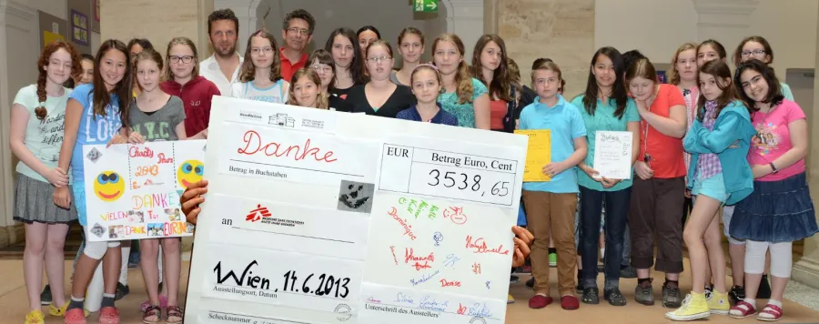 Charity Run - Spendenübergabe