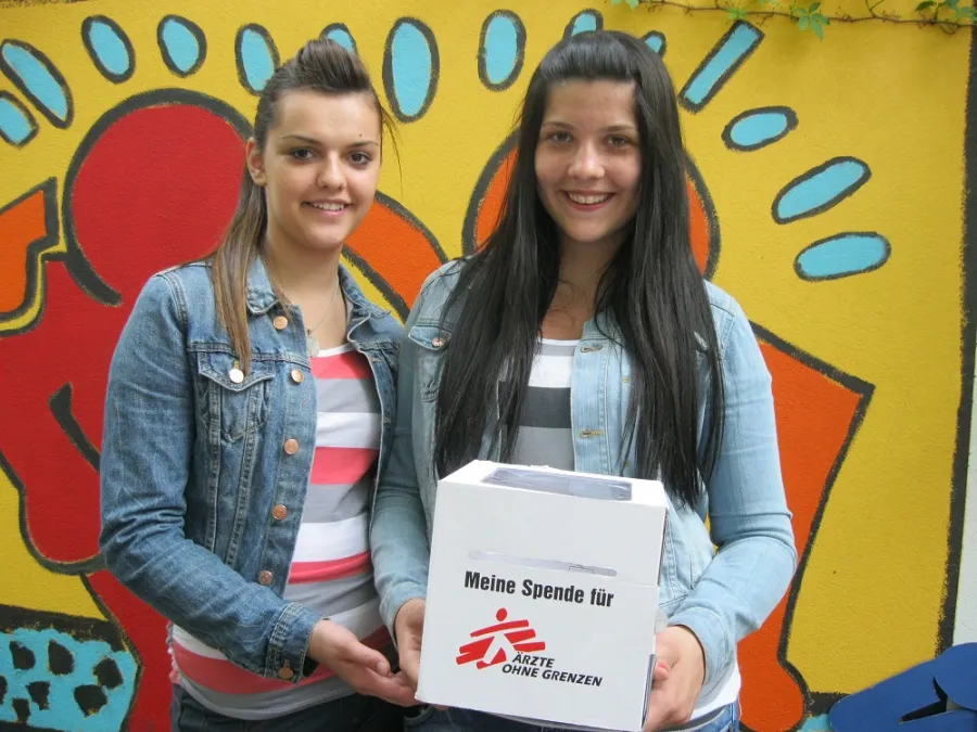 Spendenbox der PTS 20