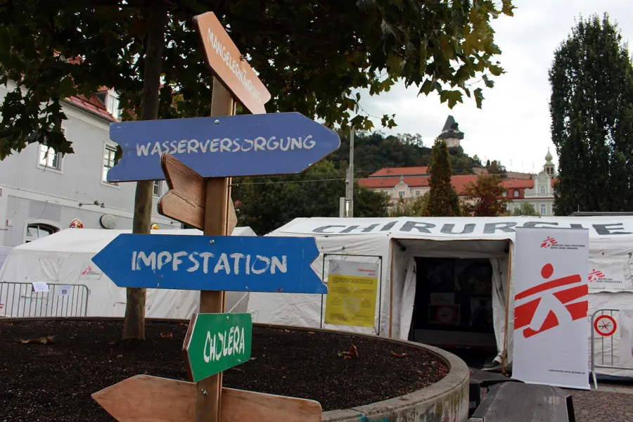 Ausstellung „Hilfe aus nächster Nähe“ in Graz