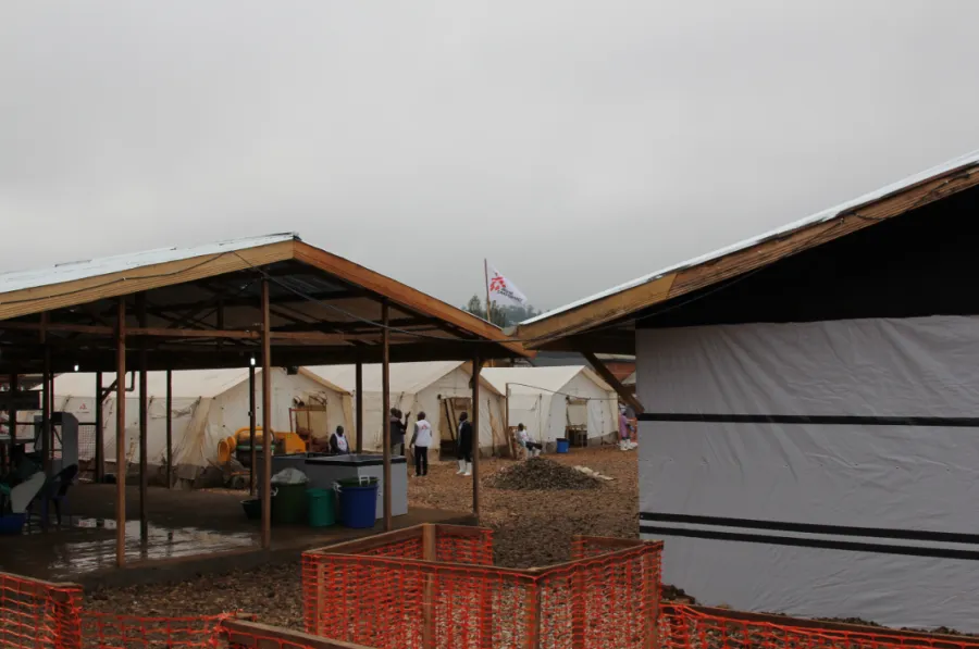 Zentrum für Ebola-Verdachtsfälle in Beni