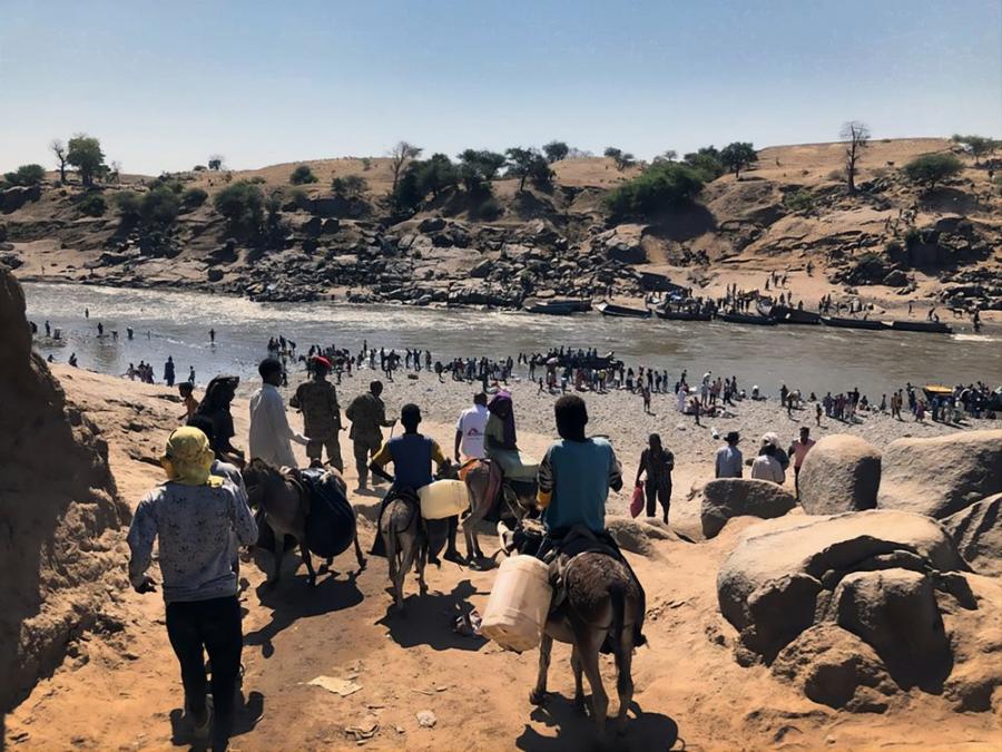 Ethiopian Refugees Crossing - Hamadayet Border