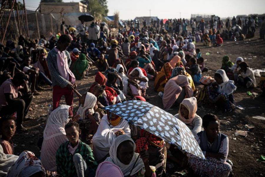 Ethiopian Refugees Crossing - Hamadayet Border